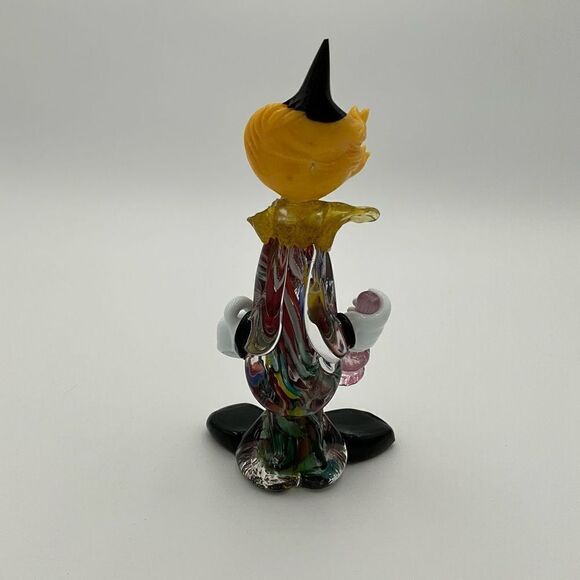 VINTAGE MCM MURANO Blown Glass Clown - Picture 3 of 4